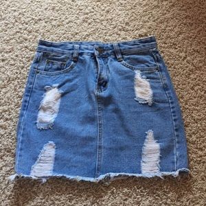 Jean skirt